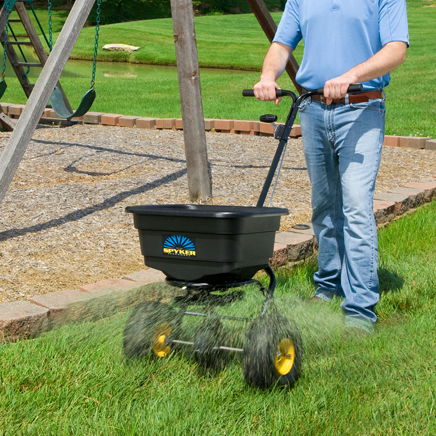 PROSERIES P205010 50lb LIGHT DUTY BROADCAST SPREADER Spyker