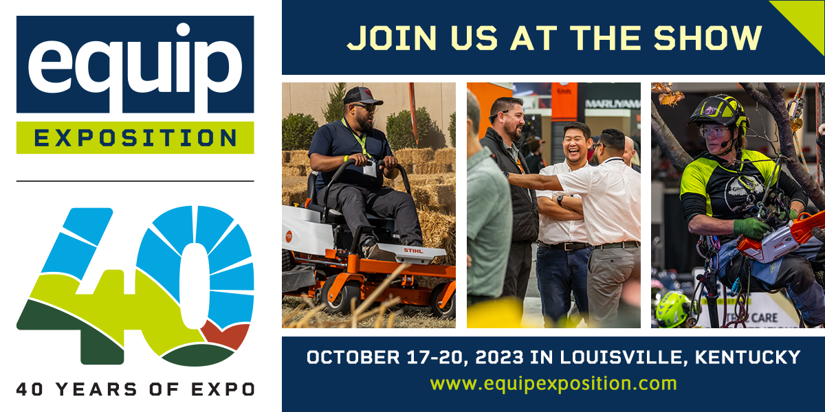 equip expo 2023 and spyker spreaders